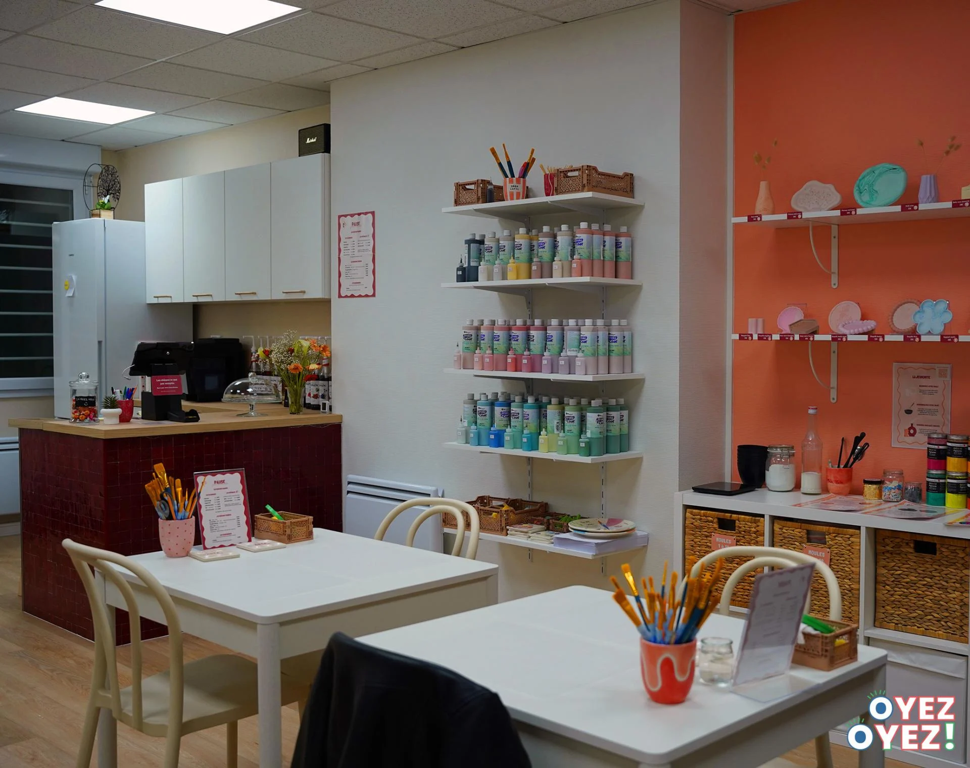 Un lieu de détente et de partage où la création prend vie !